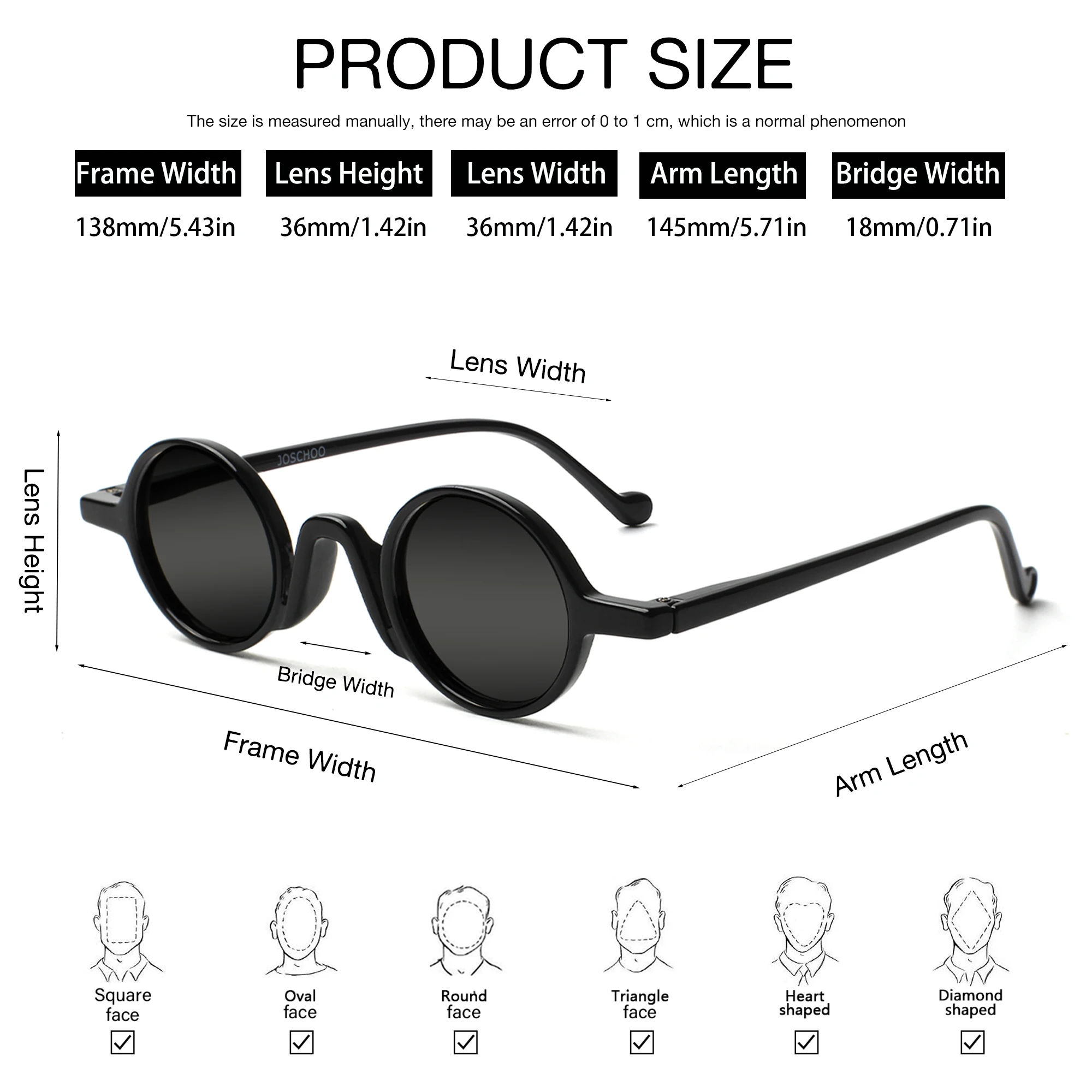 Круглые солнцезащитные очки в стиле ретро уличные для чтения с защитой от