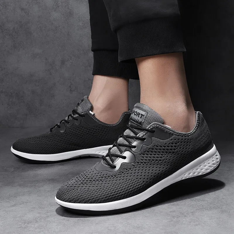 Men Women Knit Sneakers Unisex Breathable Casual Walking Shoes