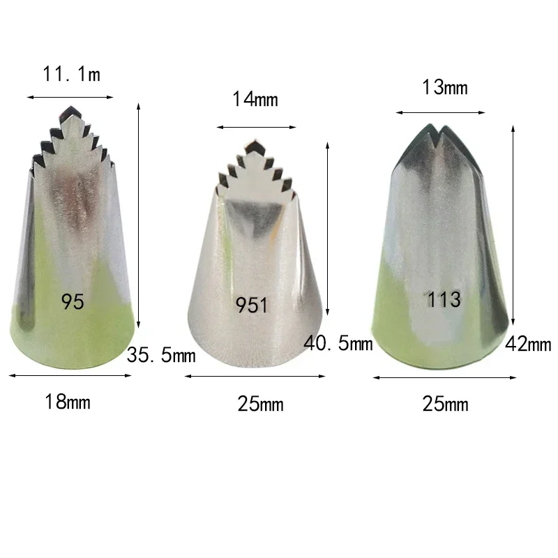 

Насадки для глазури 3 шт.