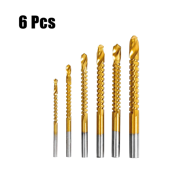

Набор кобальтовых сверл, комплект из 6 насадок для спиральных и композитных насадок