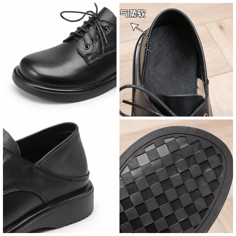 Женские туфли-оксфорды из натуральной кожи 3 см 2022 |