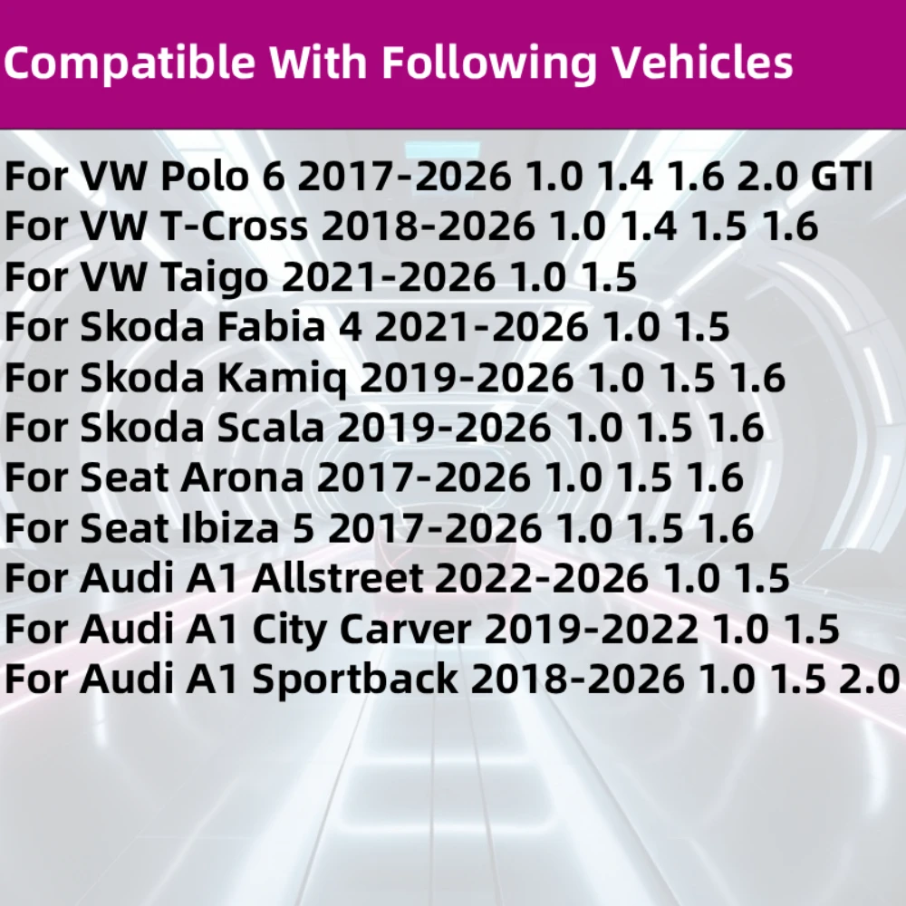 Для VW Polo T-Cross Taigo, Skoda Fabia Kamiq Scala, Для Seat Ibiza Arona, Audi A1 2017-2026 Фильтр салона 2Q0819669 2Q0819653 (art.: 3920d3e2c4e20) - 3920d3e2c4e20