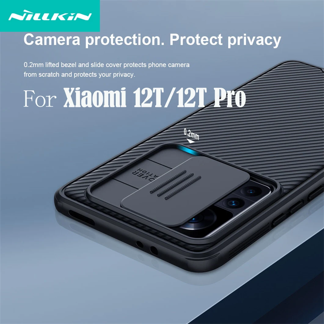 

Чехол NILLKIN CamShield Pro для Xiaomi 12T Pro, чехол-накладка для камеры, крышка для объектива, защита конфиденциальности, задняя крышка телефона для Xiaomi Mi ...