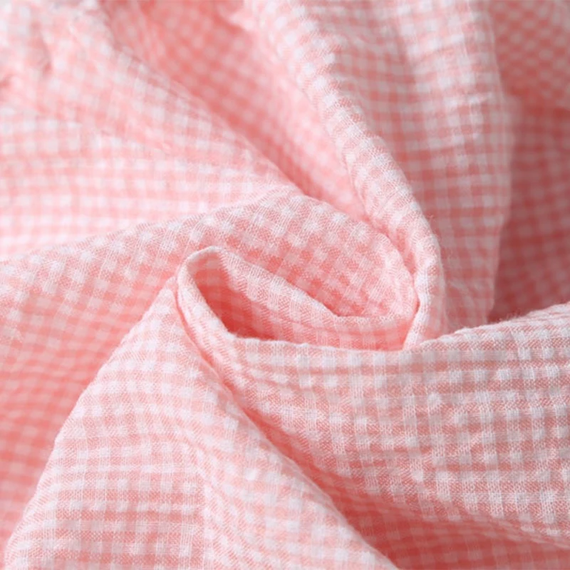 Summer Embroidery Fly Sleeve Romper Outfits Cute Baby Girl Plaid Flower Crawling Clothes Casual Bodysuit One-Piece 0-2Years