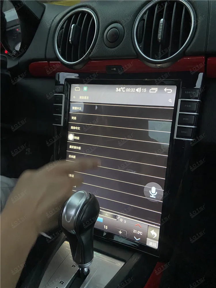 Автомобильный радиоприемник Tesla Android 12 для Porsche Cayman 911 Boxster 997 2005 2006 2007 2008 2009 2010 2011 2012