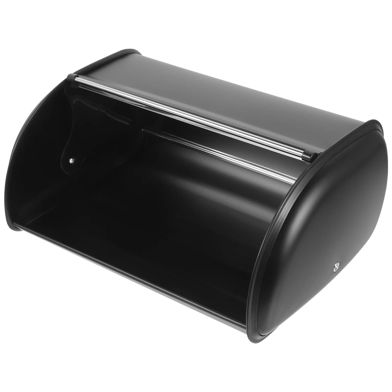 

Stainless Steel Bread Box Corner Bakers Rack Pan Crisper Holder Kitchen Organizer Bin Loaf Storage Container Case