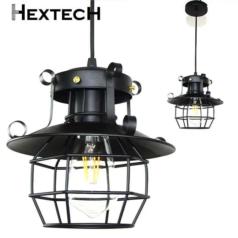 Retro Vintage Industrial Chandelier Lampshade Antique Ceiling Lamp for Home Cafe(Without Bulb)