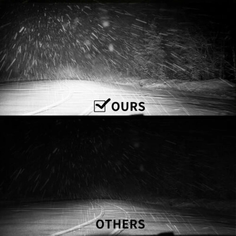 7Inch 80W LED Headlight Kit 4.5 Inch 60W Fog Light Passing Lamp For