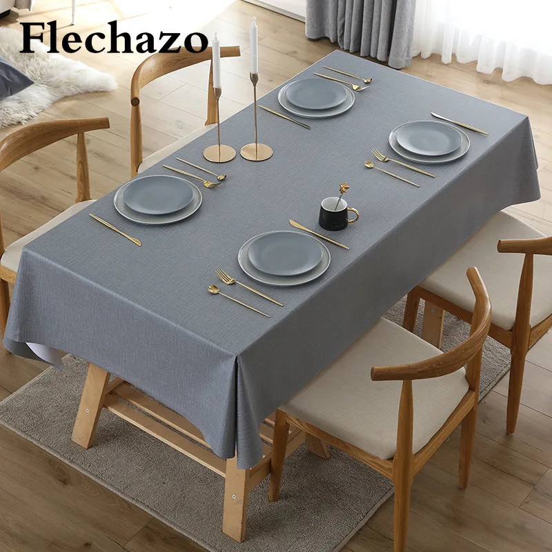 

Waterproof Oil-proof Scald-proof Disposable Table Cloth Cover Tablecloth Rectangular Desk Mat Runner Dining Party Wedding PVC