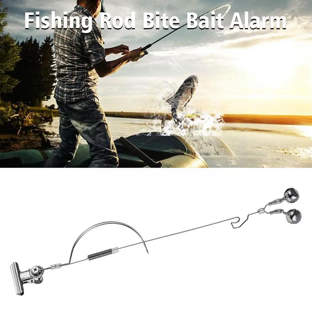 

13.77 Inch Fishing Rod Bite Bait Alarm Night Fishing Bells Carp Accessories Fishing Alarm Tackle Anti-rust Anti-corrosion B3J0