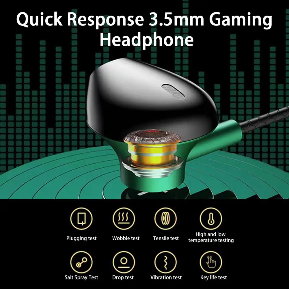 

Проводная гарнитура практичная шумоподавление стабильная передача тяжелые басы 3,5 мм проводные наушники компьютерные аксессуары