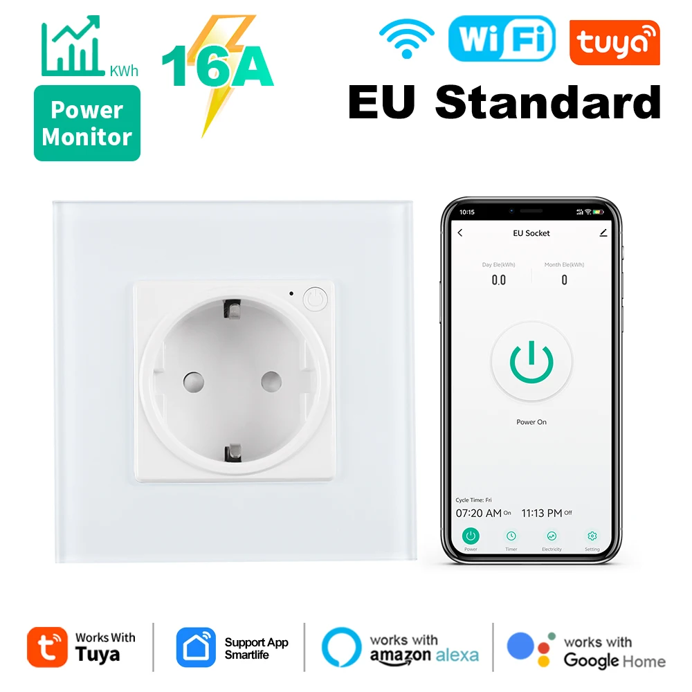 

Tuya Smart Wall Socket 16A