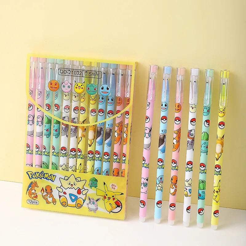 Ручка с покемоном инструмент для письма и подписи милые канцелярские