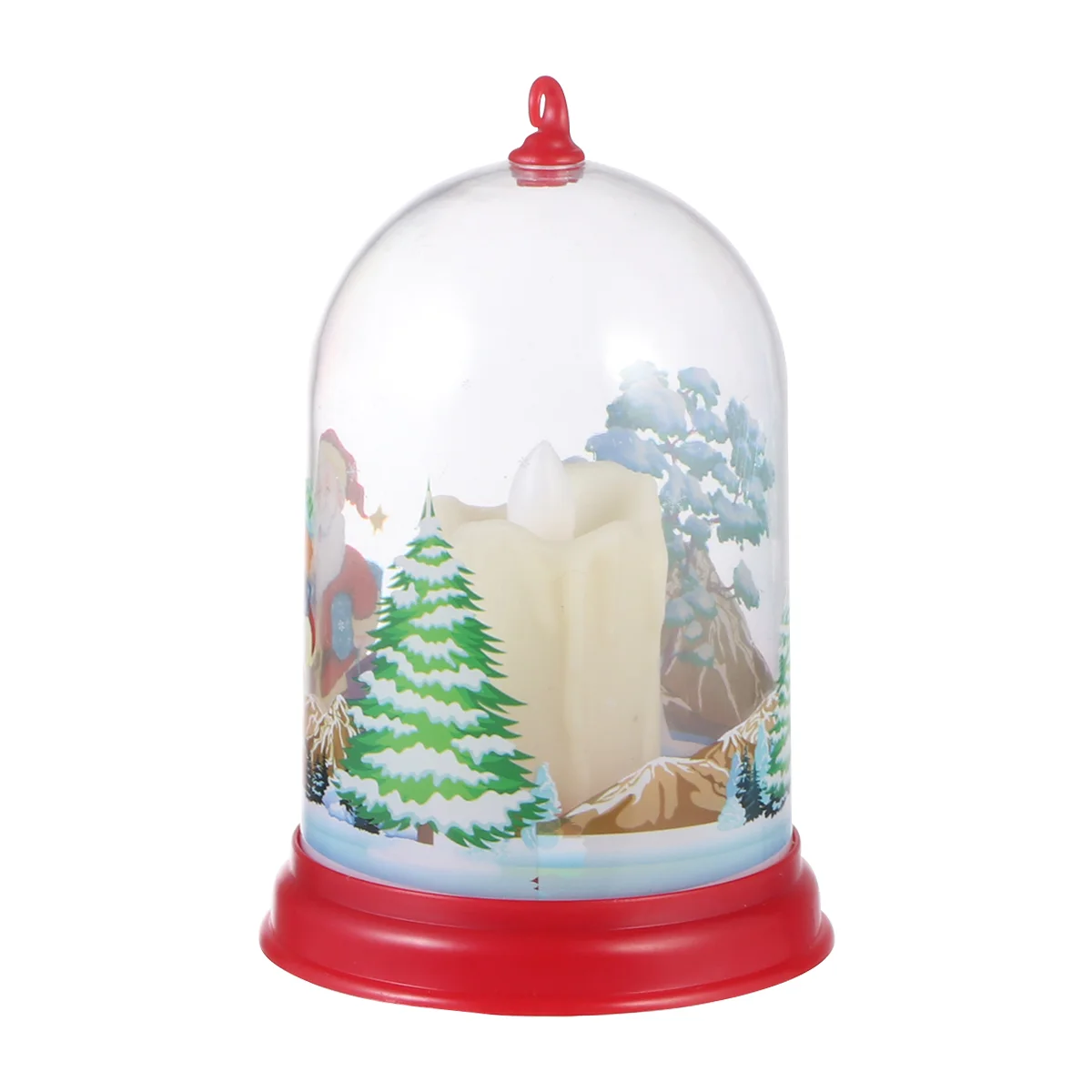 

1pc Decorative Lovely Xmas Ornament Adornment Night Light Lantern Lights for Desktop