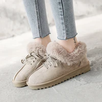classics short boots women snow boots shoes new ankle boots slip on non slip fashion warm plush ladies casual flats high quality