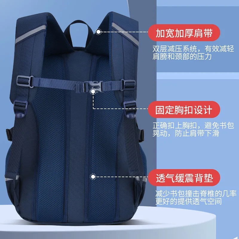 Children's School Bags For Boys Grade 1-6 Kids Book Bag Orthopedic School Backpacks Primary kids Satchel Schoolbag Mochilas 2022
