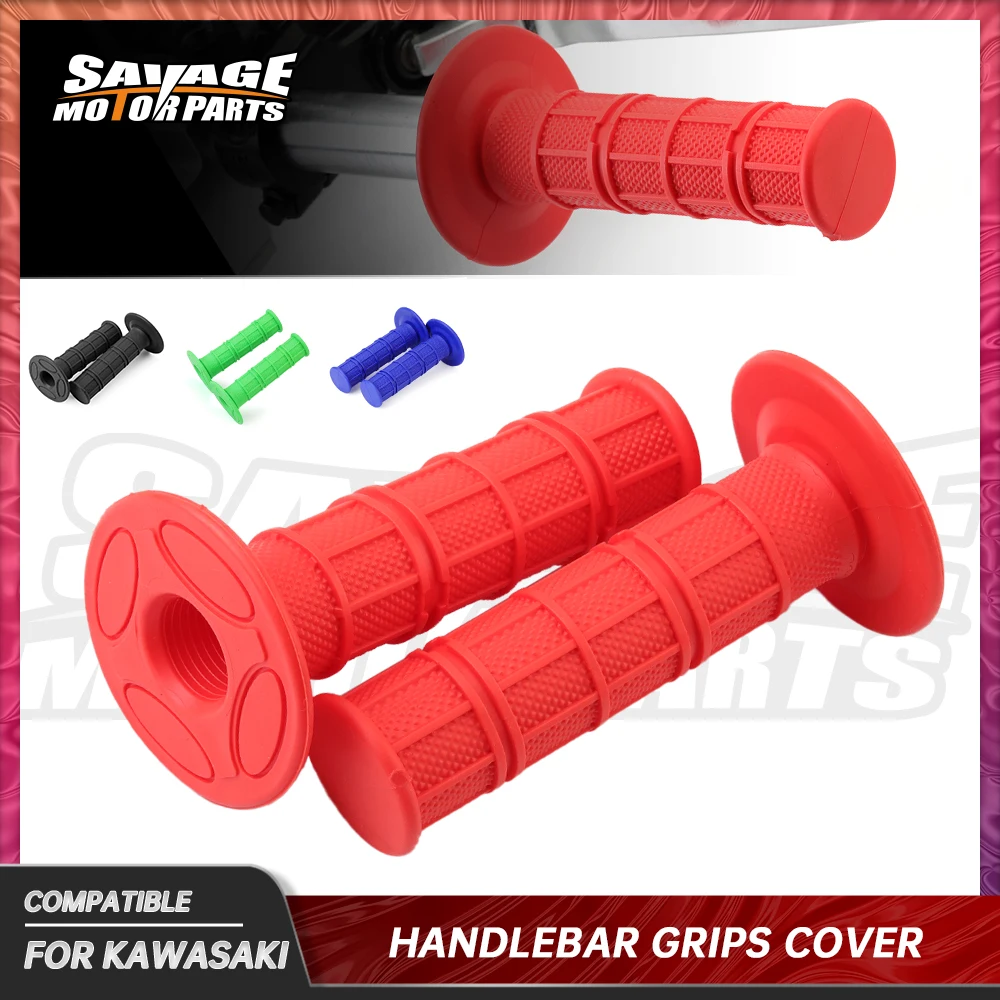 

Motorcycle Handlebar Grips Cover For KAWASAKI KX KLX 80 85 125 230 250 300 450 Dirt Pit Bike Handle Bar Anti-slip Cap Off-Road