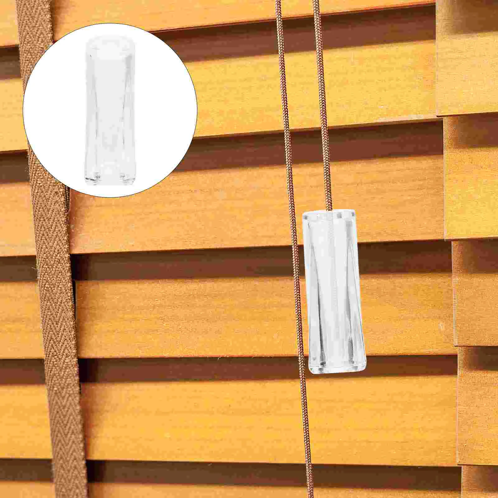 

Vertical Rod Caps Blind Wand Accessories Parts Handle Simple End Handles Clear Tilt