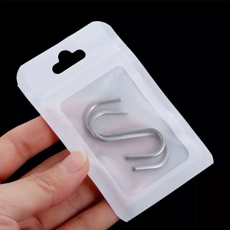 

2023NEW Matte Ziplock Bags Aluminum Foil Hologram Waterproof Zipper Reclose Storage Bag Jewelry Nail Beauty Bracelets Package Ba