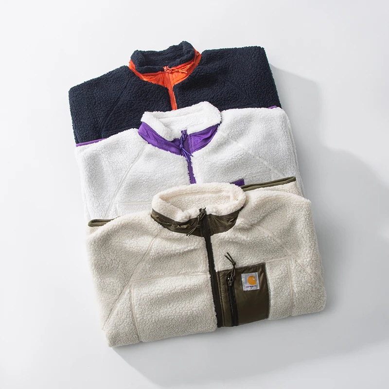 

Mens Womens Autumn Winter Jacket Harajuku Plaid Hooded Zipper Long Sleeve Basic Casual Shirt Pocket Jackets