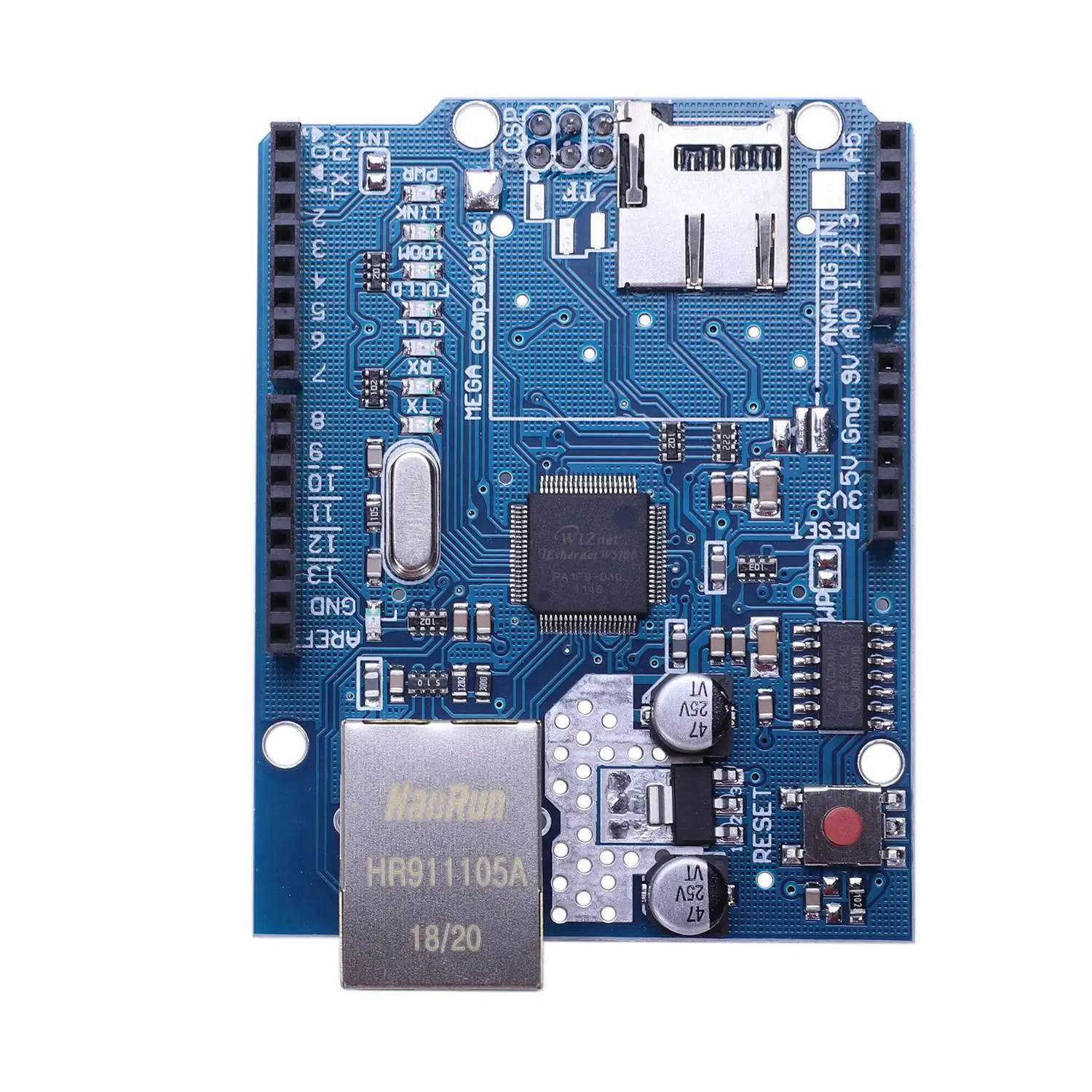 

Плата сетевого модуля Ethernet Lan W5100 Для Arduino UNO Mega 1280 2560