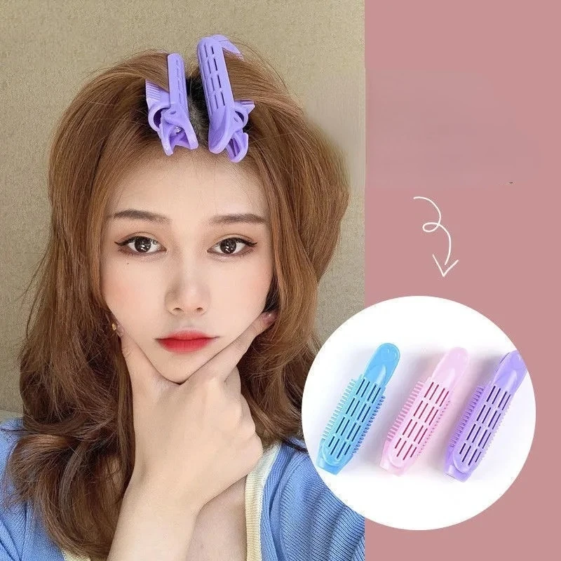 

2pcs Natural Fluffy Lazy Clip Hair Curler Roller Bangs Hair Root Magic Artifact Pad for Female Fluffy Hairpin No Heat Hair Waver