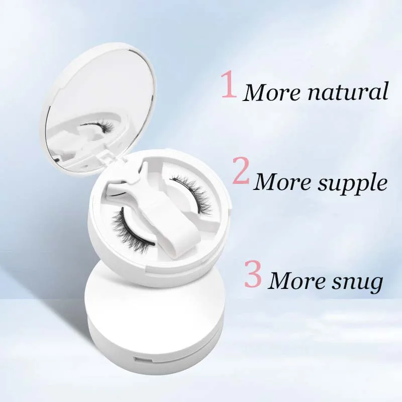 Магнитные накладные ресницы Цельная коробка натуральных мягких магнитных