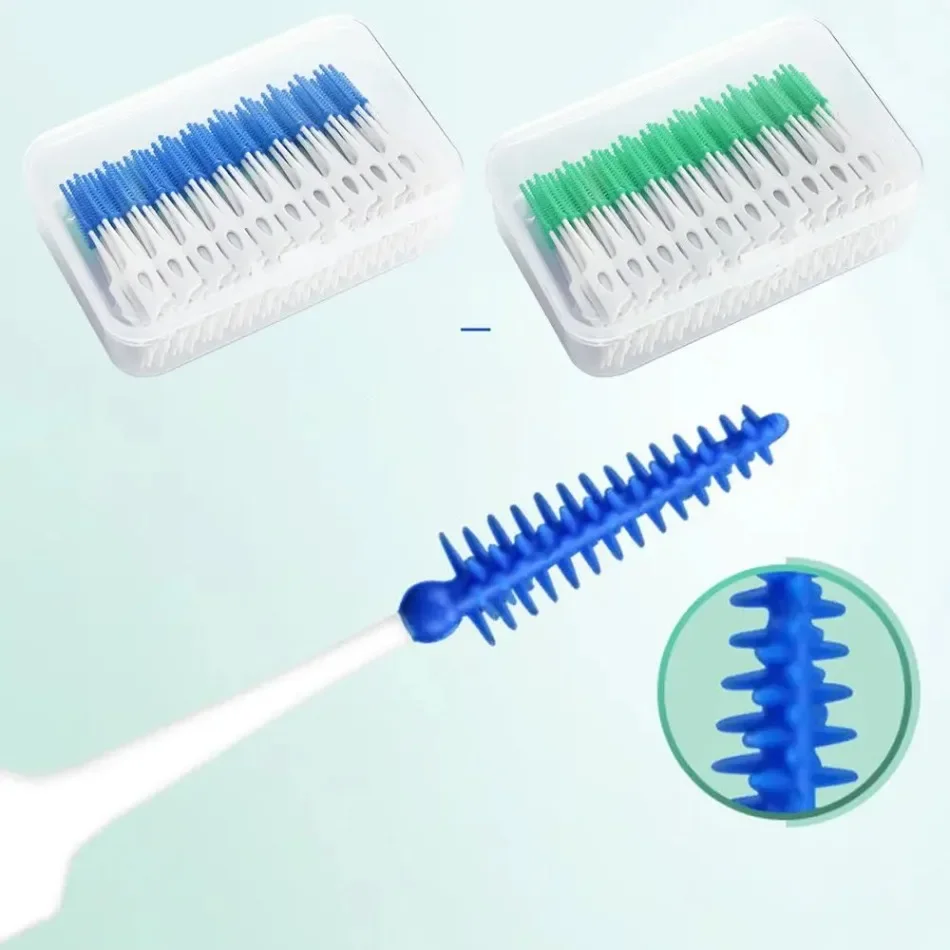Стоматологическая мягкая силиконовая зубочистка ортодонтическая межзубная