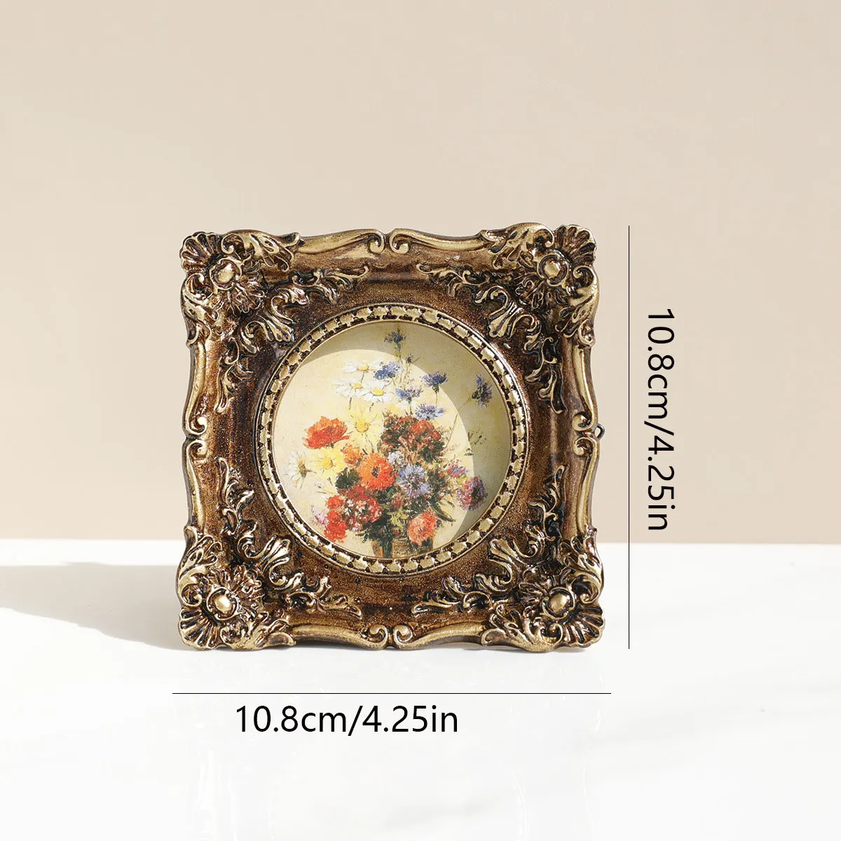 

Фоторамка с цветочным узором