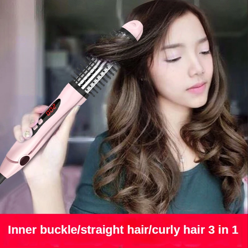 

2 в 1, утюжок для выпрямления волос с отрицательными ионами