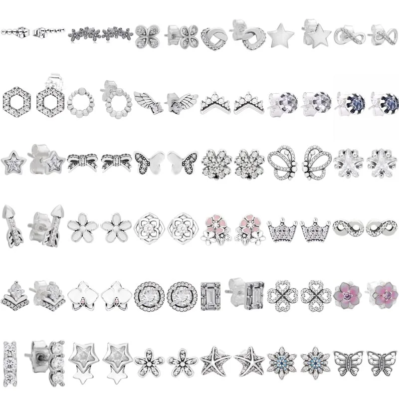 

Женские серьги в виде лепестков клевера из серебра 925 пробы