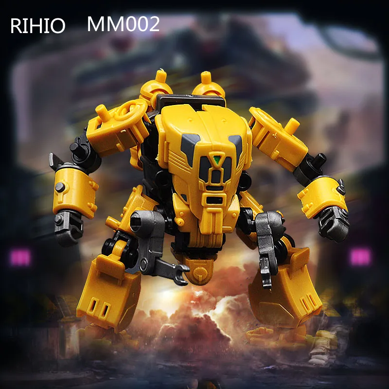 

RIHIO MM002 infinite far-reaching series 1:60 million-power assembly MM002 Defense + Engineering Mecha Model Toy Set
