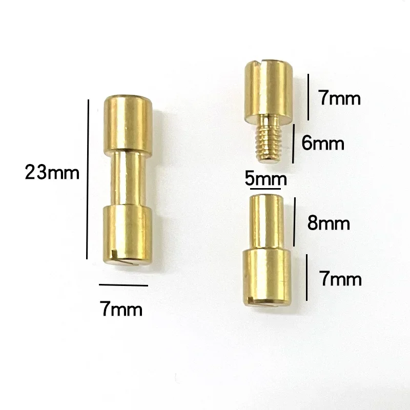 

Болты и винты для рукоятки ножа из латуни/нержавеющей стали