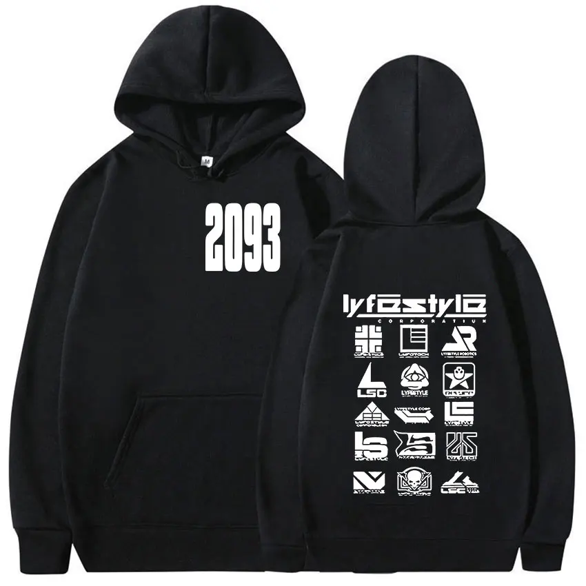 Yeat 2093 Lyfestyle Mark Album Hoodie Men Wome Vintage Fashion Oversized Sweatshirt Rap Hip Hop Gothic Pullover Hoody Streetwear