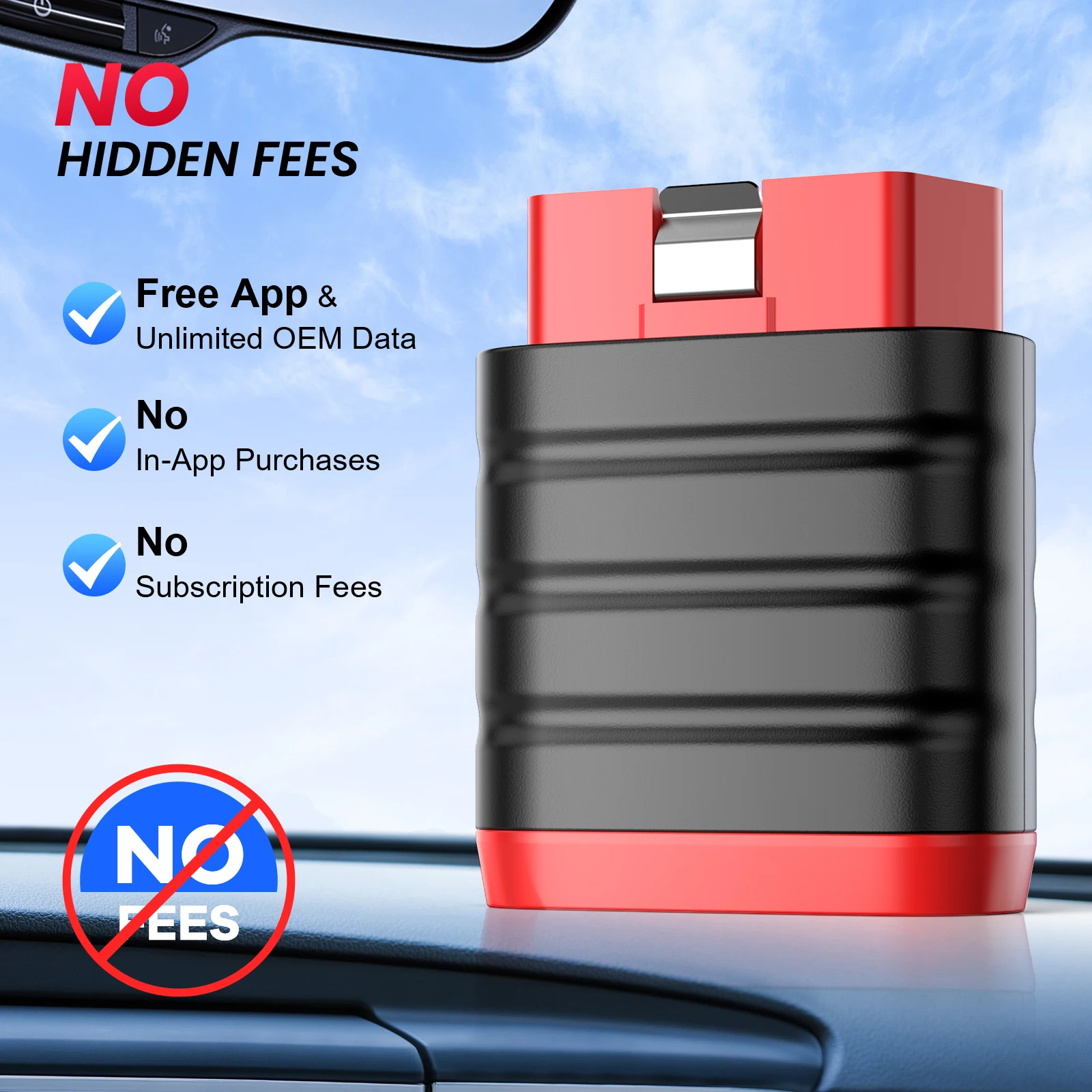 THINKCAR THINKDIAG миниатюрный автомобильный Bluetooth-сканер OBD2 полноценная система