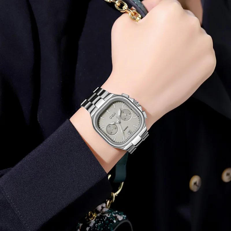 Модные кварцевые женские часы Gedi лучший бренд Reloj французские розовые