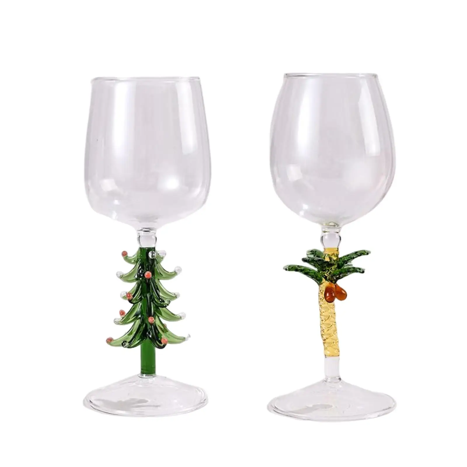 

1pc 310-400ml Christmas Tree Wine Glasses Drink Cup Reusable Cocktail Glasses for Party Kitchen KTV Bar Xmas Tree Cup Supplies