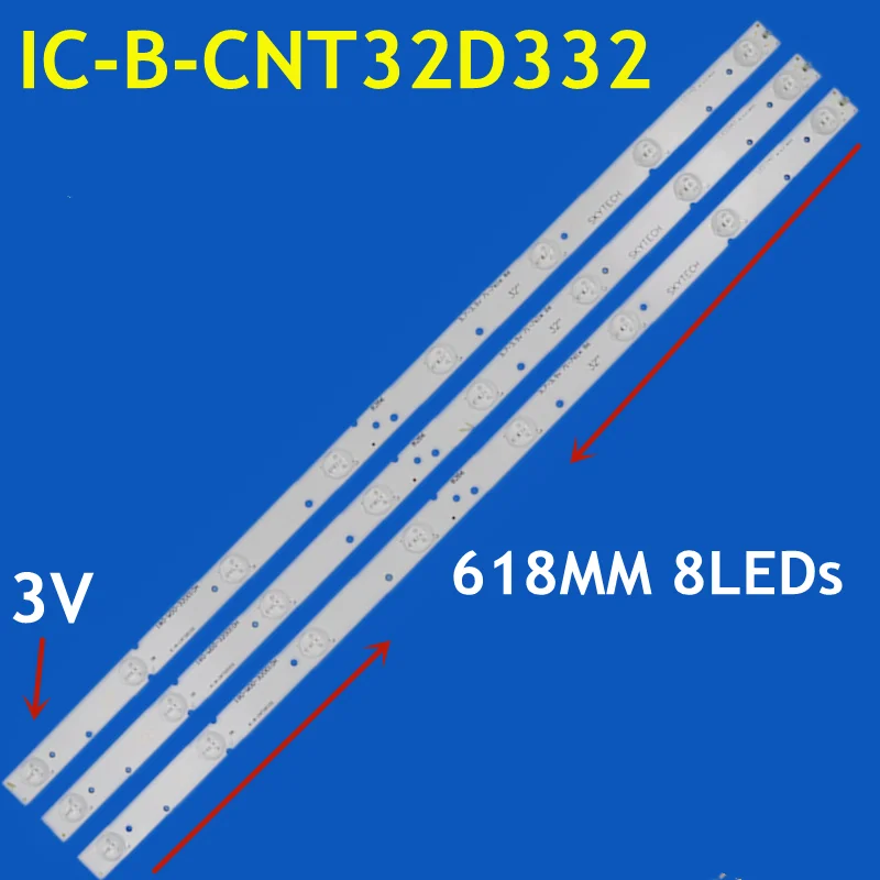 20pcs LED Backlight Strip For JL.D3281235-06ES  IC-B-CNT32D332 180-W00-320010H SKYTECH ST-3240