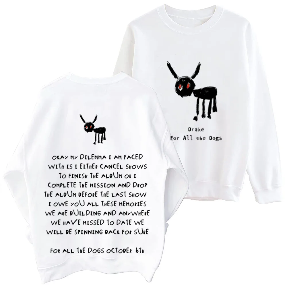 Мужская толстовка с длинным рукавом круглым вырезом и принтом