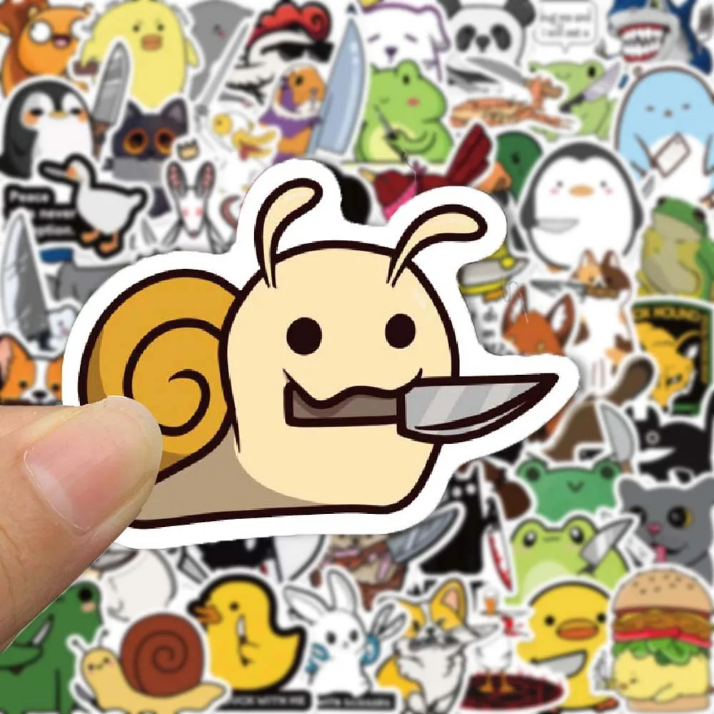 

10/60pcs Cartoon Cute Animal Graffiti Stickers Pack DIY Decals Scrapbooking Luggage Laptop Skateboard Notebook Phone Decoration