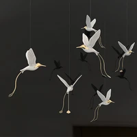 ceiling pendant asuka bird hummingbird pigeon background wall ornaments wedding props resin hardware home decoration accessories