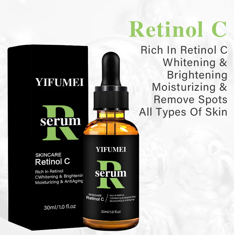 Сыворотка для ухода за кожей с ретинолом C, против старения, морщин, удаления темных пятен, осветляющая, отбеливающая, увлажняющая, чистая сыворотка для ухода за лицом (art.: 3920d44379b9b) - 3920d44379b9b