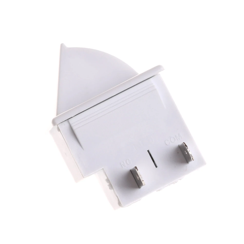 

1pc Refrigerator Door Light Switch White Replacement Refrigerator Part Kitchen AC 5A 250V Refrigerator Door Lamp Switch