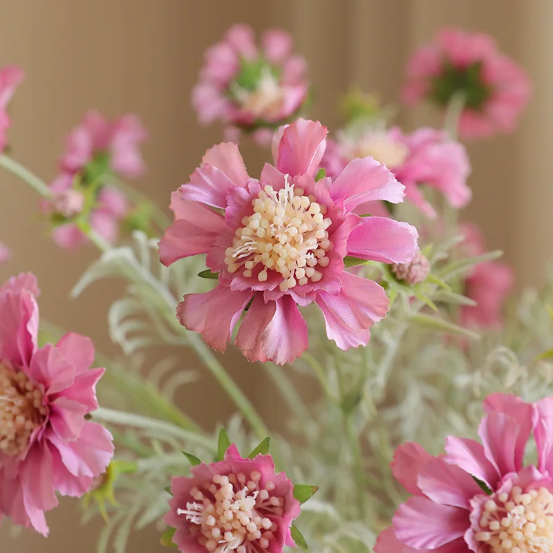 Искусственные хризантемы 63 см