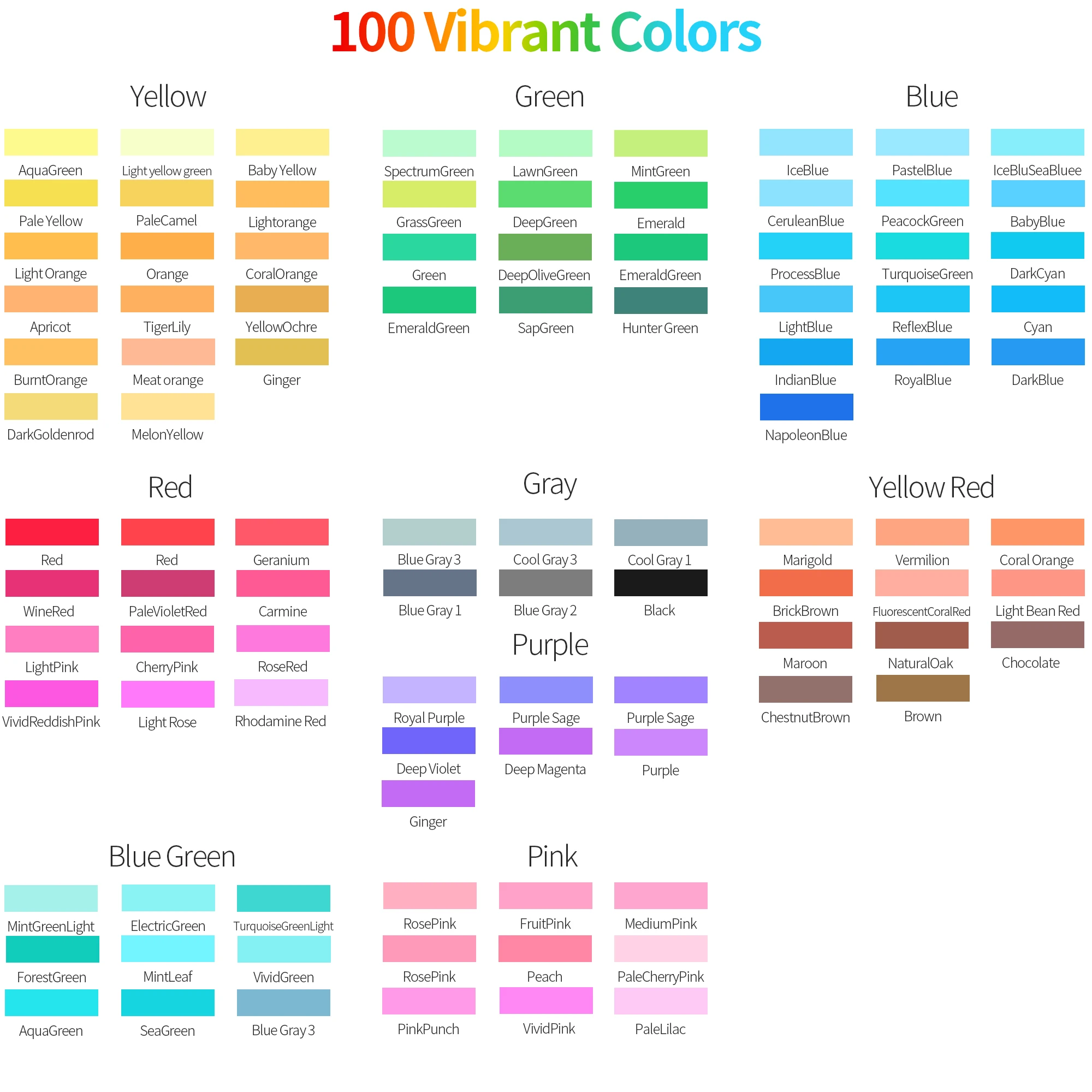 ZSCM12/72/100/160 Набор цветов Художественные принадлежности Акварель маркеры