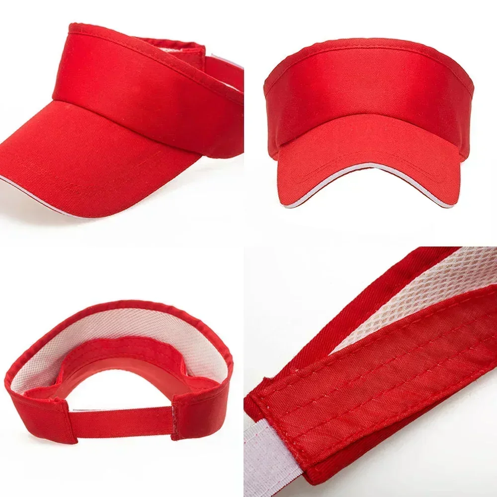 Baseball Cap New Era Design Outdoors Sun Hat Ttravel Print Series Red Empty Top for Golf Marathon Running