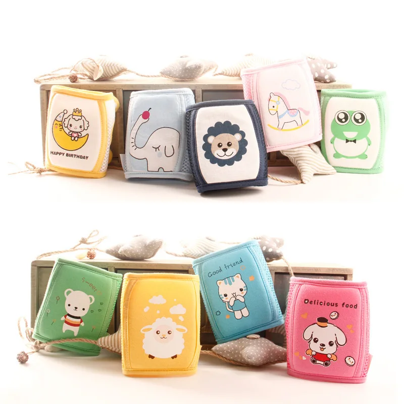 

Toddler Kids Kneepad Protector Soft Thicken Terry Non-Slip Dispensing Safety Crawling Baby Leg Warmers Knee Pad for Children