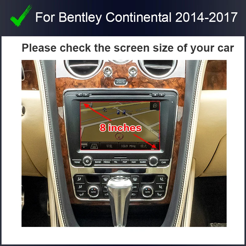 

Беспроводной CarPlay для Bentley Continental GT Flying Spur Android Auto Airplay, зеркальная связь, модернизированная мультимедийная навигация, обратный ход