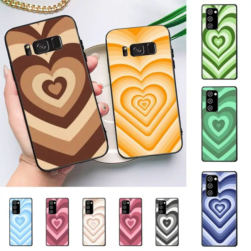 

RuiCaiCa Love Heart Phone Case For Samsung Galaxy Note 10Pro Note 20ultra cover for note20 note 10lite M30S Back Coque