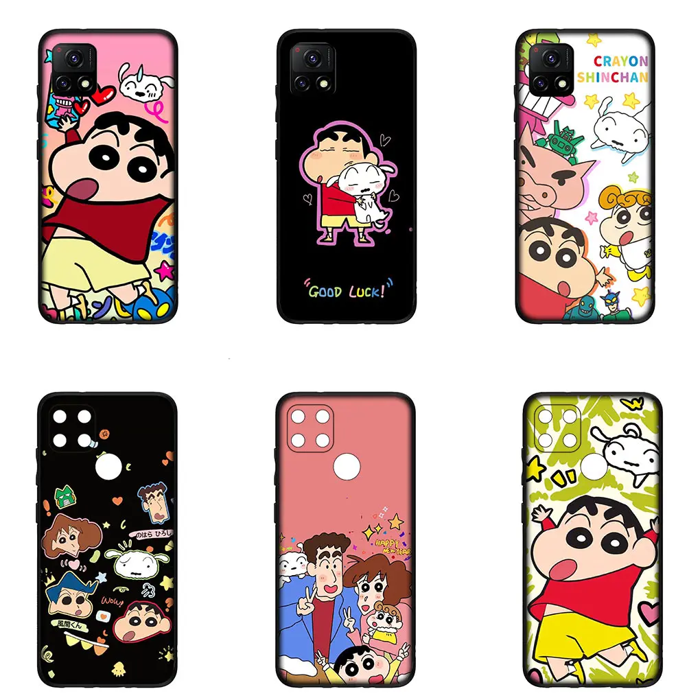 Чехол C-Crayon S-Shins C-Chans S-Shinchans для Samsung Galaxy Note 20 Ultra 10 8 9 S10 Lite S9 A6 A8 Plus A7 A9 A06 A16 M35